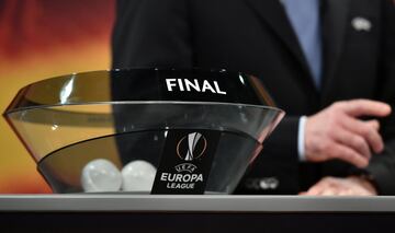 Las mejores imágenes del sorteo de la Champions y Europa League