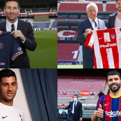 Messi encabeza el cambio de club de los argentinos