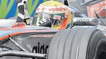 <b>LE FALTA GANAR. </b>Sólo la victoria se le resiste por ahora a Hamilton.