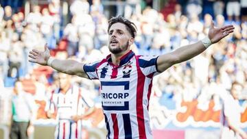 Fran Sol hizo un doblete en la victoria del Willem II contra el PSV.