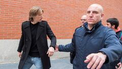 Modric, en el Juzgado de Alcobendas.