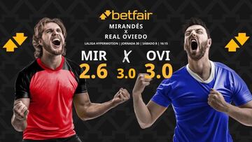 CD Mirandés vs. Real Oviedo: horario, dónde ver, pronósticos y clasificación