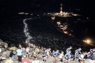 Fotografí­a facilitada por la organización de la carrera de montaña Transvulcania EFE/Salu Vega