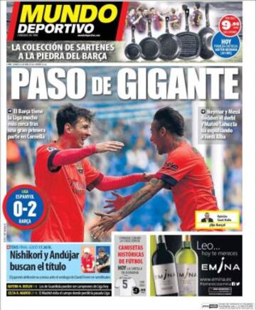 Portadas de la prensa deportiva