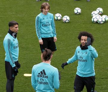 Modric y Marcelo.