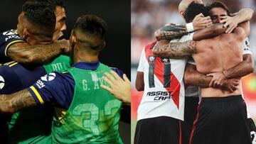 ¿Qué rivales les quedan a River y a Boca en la Superliga?