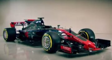 El nuevo VF-17 que conducir¨¢n los pilotos Romain Grosjean y Kevin Magnussen.