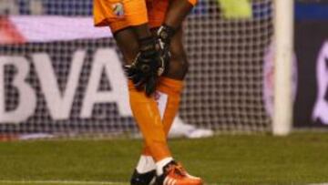 Kameni, instantes después de lesionarse.