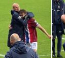 La secuencia del seleccionador de Noruega cogiendo por el cuello a Odegaard que se ha hecho viral