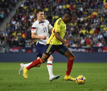 La Selección Colombia disputó un partido amistoso ante Estados Unidos.