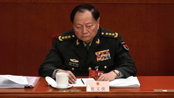 Zhang Youxia, vicepresidente de la Comisión Militar Central, asiste a la sesión inaugural de la Asamblea Popular Nacional (APN) en marzo de 2025