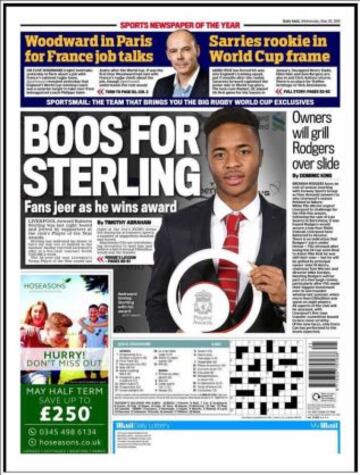 Portadas de la prensa deportiva