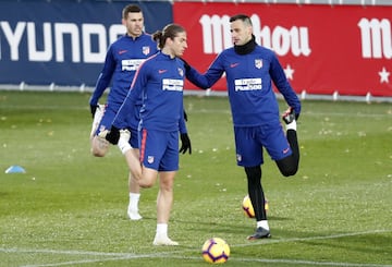 Atlético de Madrid - Barcelona: Entrenamientos previos