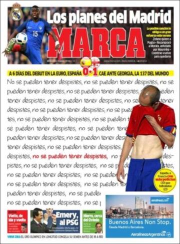 Portadas de la prensa mundial