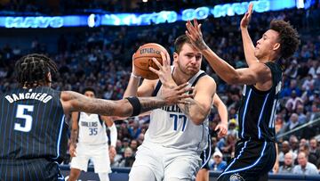 44 puntos para Doncic en una noche m¨¢gica en la que ya llevaba 30 al descanso. Los Mavs ganan a los Magic y el esloveno oposita al MVP.