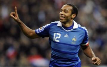 Henry is France's highest scorer of all time with 51 goals in 123 games.