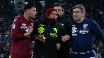 El drama de Radonjic: 15 minutos en el campo y a gritos con el entrenador