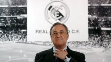 Florentino P&eacute;rez, presidente del Real Madrid.