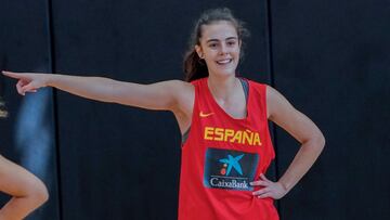 Claudia G&oacute;mez con la selecci&oacute;n espa&ntilde;ola Sub-18.