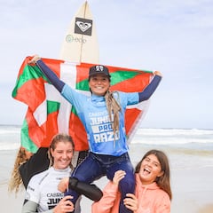 Annette Gonzalez-Etxabarri revalida el título europeo junior de surf