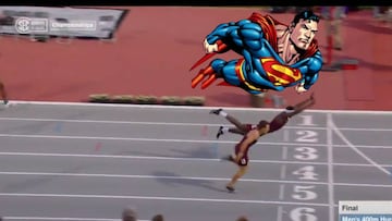 ¡A lo Superman! Esta victoria de un atleta ya es viral en las redes