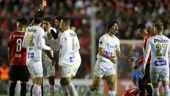 La reacción de Santos después del fallo de la CONMEBOL