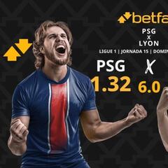 PSG vs. Olympique de Lyon: horario, TV, pronósticos, estadísticas y clasificación