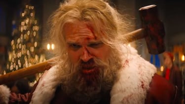 Papá Noel reparte puñetazos y no regalos en el primer y sangriento tráiler de Noche de Paz, la película de las navidades