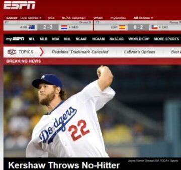 Portadas de la prensa extranjera