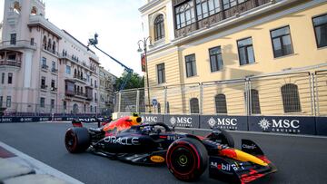 Checo Pérez, a la conquista de las calles de Bakú en el GP de Azerbaiyán