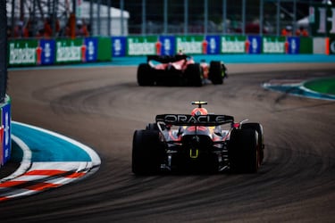 Checo Pérez terminó en el cuarto lugar en el GP de Miami