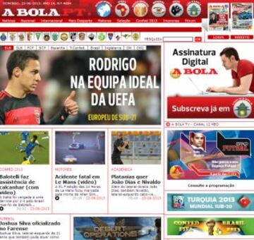 Portadas de la prensa extranjera