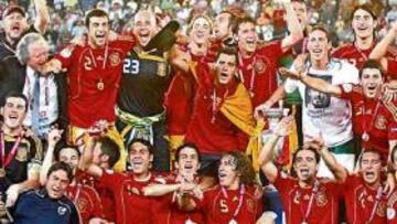 Celebrando la Eurocopa