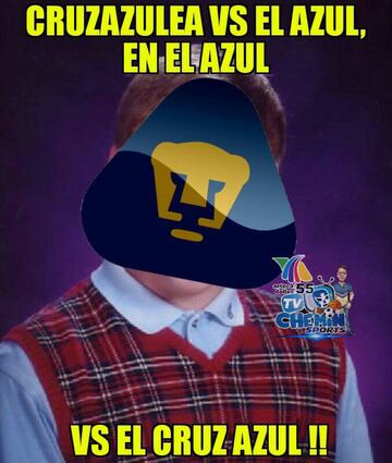 Pumas, víctima de los memes tras empatar con Cruz Azul