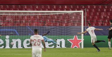 Lukk De Jong abre el marcador con un gol para el Sevilla