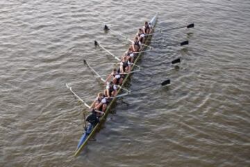 Las imágenes de la regata entre Oxford-Cambridge