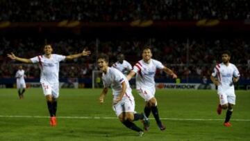 2-1. Denis Suárez celebró segundo tanto.