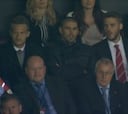 De Gea volvió a ver el partido desde la grada junto a Valdés