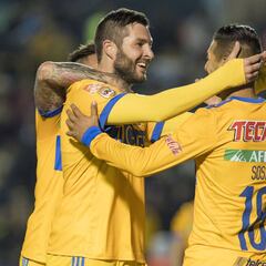 Triunfo de Tigres contra Santos con un protagónico Gignac