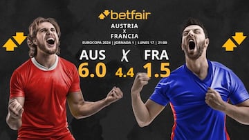 Austria vs. Francia: horario, TV, estadísticas, clasificación y pronósticos
