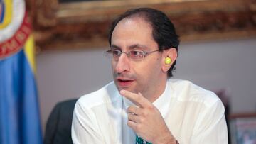 José Manuel Restrepo, ministro de Hacienda.