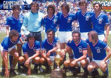 Alberto Quintano ganó tres títulos consecutivos con Cruz Azul entre 1971 y 1974.