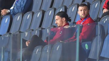 Ibrahimovic y Rebic.