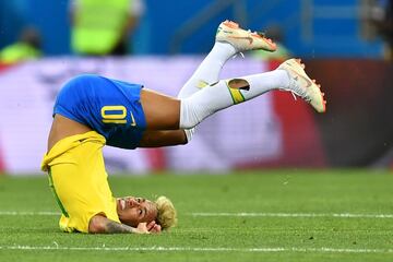 Neymar durante el partido frente a Suiza. 