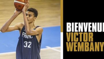 El joven Victor Wembanyama ficha por el ASVEL Villeurbanne francés. Con apenas 17 años, es una de las joyas del futuro del baloncesto mundial.