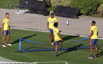 David Ospina ya está con el grupo que entrenó en el estadio Pacaembú a tres días del partido definitivo ante Chile por los cuartos de final de la Copa América. La Selección Colombia hizo la práctica entre risas y el mejor ambiente y espera por el compromiso que será el 28 de junio a las 6:00 p.m.