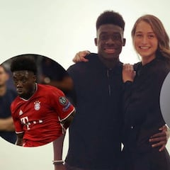 Alphonso Davies y su partido más especial: su novia es delantera del PSG