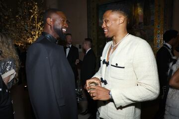 Dwyane Wade y Russell Westbrook.