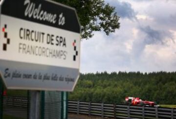 Bienvenidos al circuito de Spa.