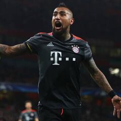 Arturo Vidal, el jugador más valioso de los octavos de Champions